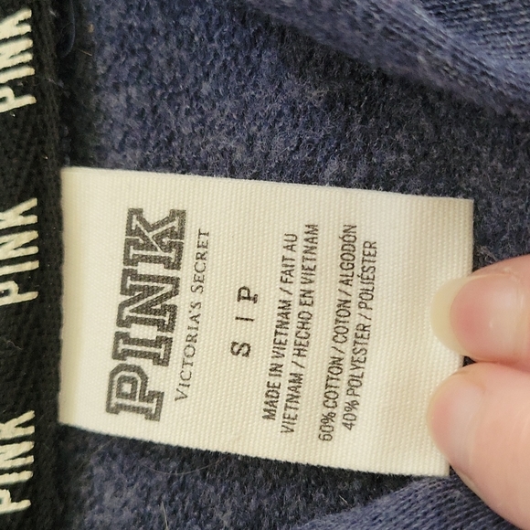 VS Pink Full Zip Hoodie - Picture 5 of 9